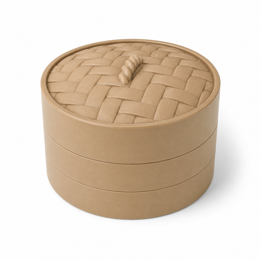 Triple Dumpling Basket
