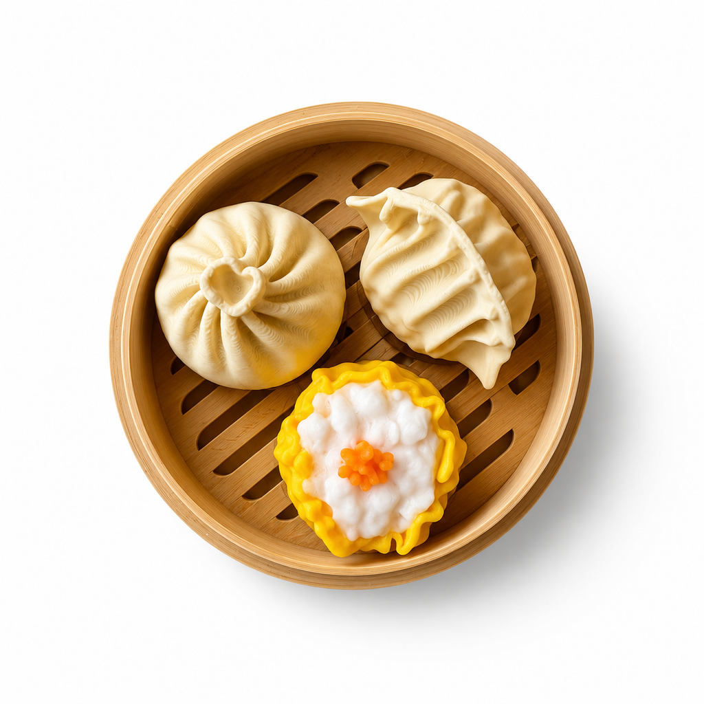 Triple Dumpling Basket
