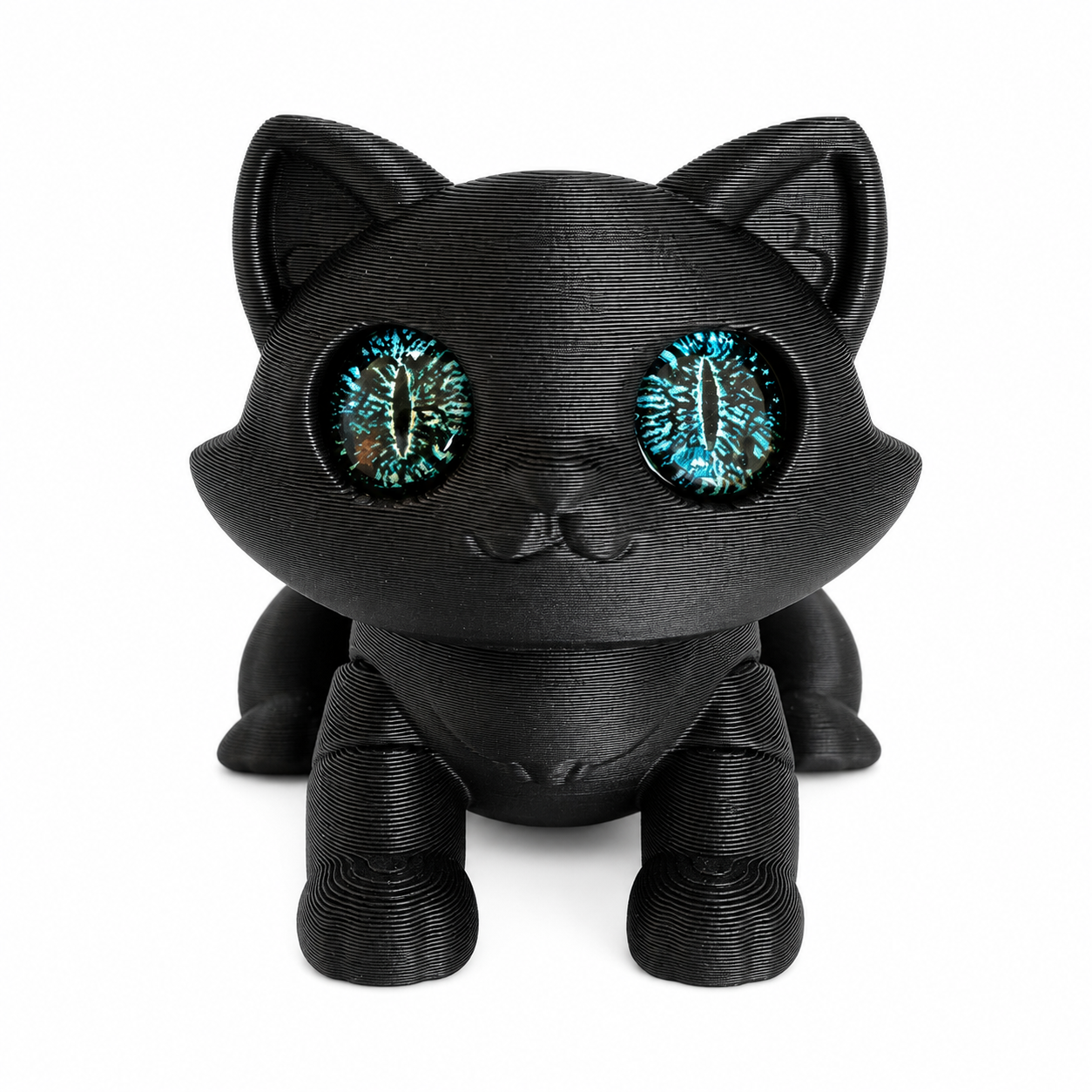 Cosmic Teal / Black kitty